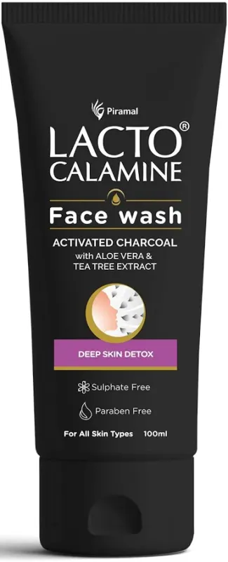 Myntra Lacto Calamine Activated Charcoal Face Wash