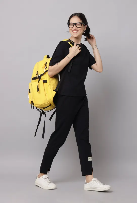 SLumber Jill Shop Premium Black Co Ord Set for Women Online in India S / Black - image 3