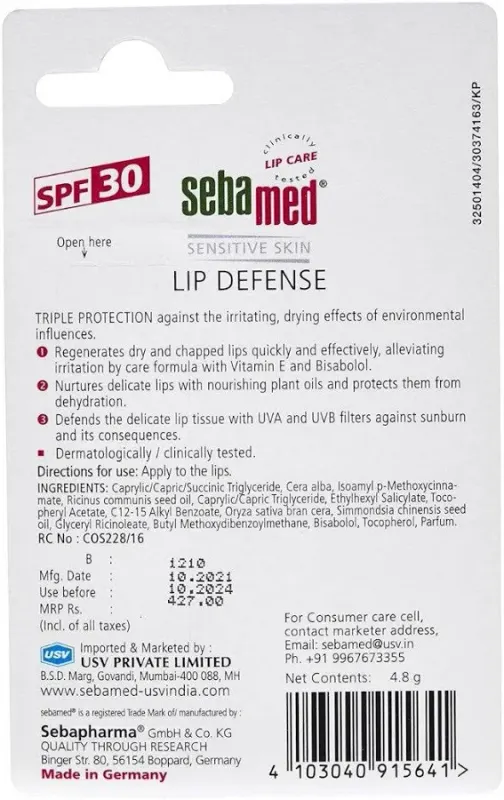 Sebamed Sebamed Lip Defense Stick SPF 30 - image 3
