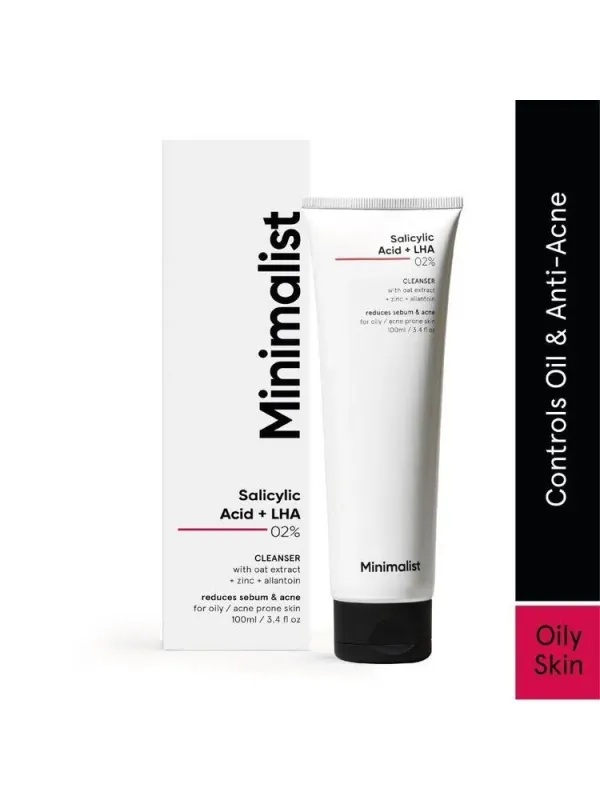 Purplle.com - Purplle Shop Cleansing & Exfoliating Liquid Cleanser by Minimalist with Salicylic Acid for Acne Skin | right face wash for oily skin daily facial cleanser skincare - image 2