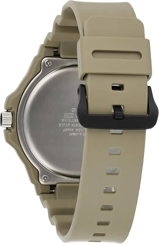  Casio MRW200H Series | Men's Analog Watch | Sporty Design | 100 Meter Water Resistance | Date Display | Rotary Bezel | Regular Time Keeping (HR, Min, - image 3