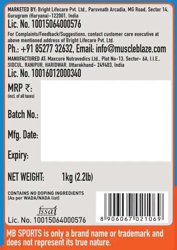 Flipkart Muscleblaze Fuel One Sports Hydr8 Isotonic Instant Energy Formula Nutrition Drink - image 7