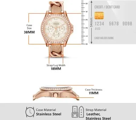 Fossil Fossil Women's Riley Analog Watch - image 5