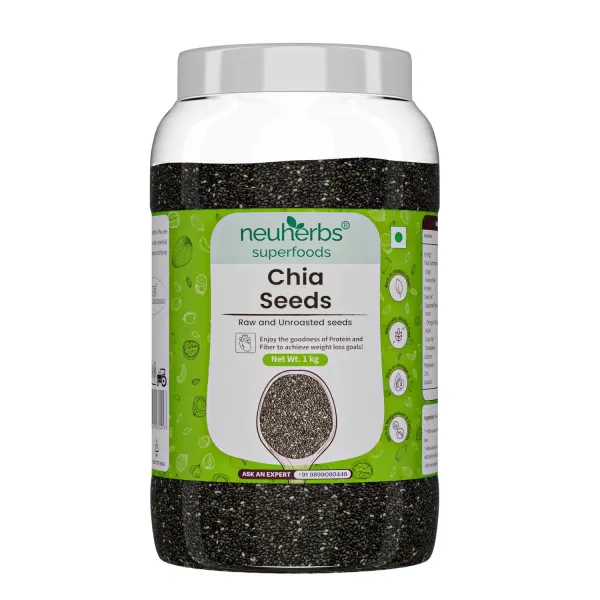 Flipkart Neuherbs Organic Raw Unroasted Chia Seeds 1 kg - image 1