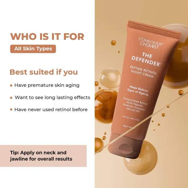 Conscious Chemist Conscious Chemist Multi Peptide Retinol Anti Aging Night Cream - image 7