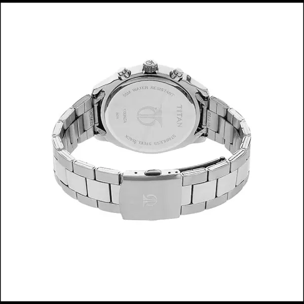 Titan Titan Men's NT1733NM01 Metropolitan Luxe black Two-Tone Steel Bracelet Watch - image 10
