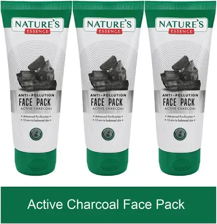 Nature's Essence Anti-pollution Face Pack Active Charcoal