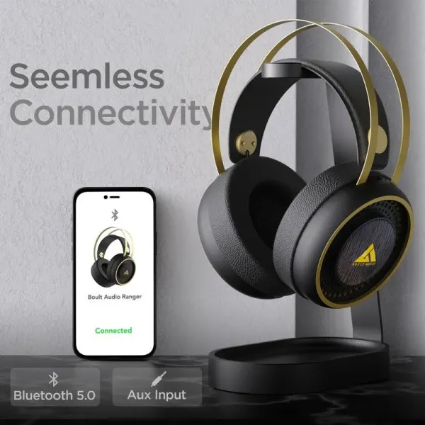 Boult Boult Audio ProBass Ranger Over-Ear Wireless Bluetooth Headphones - image 4