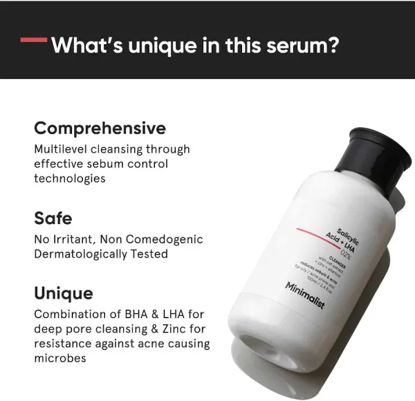 Minimalist Minimalist Salicylic Acid LHA Face Cleanser - image 6