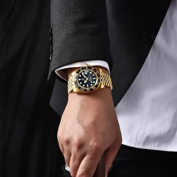 paganidesignwatches Pagani Design PD-1662 | GMT | Automatic Movement | Sapphire Crystal Black Red / Oyster - image 6