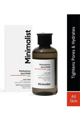 Minimalist MINIMALIST 3 Percent PHA Face Toner for Oily Skin (Cleanser & Toners), Shop Now at ShoppersStop.com, India's No.1 Online Shopping destination - image 1