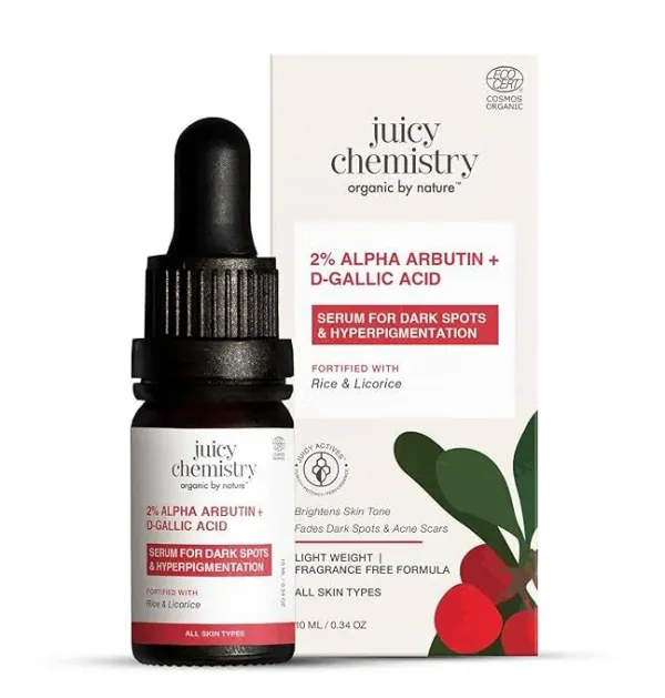 Juicy Chemistry 2% Alpha Arbutin D-Gallic Acid Serum
