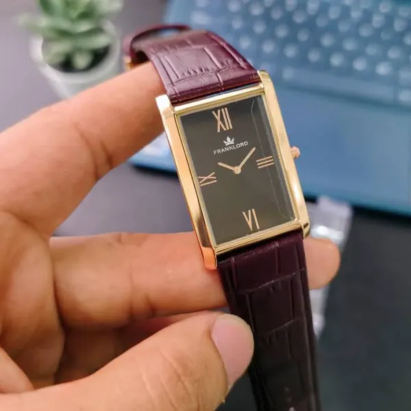 Franklord Franklord The Indian Tank – Black Royale | Luxury Slim Watch for Men (Cartier Inspired) - image 9