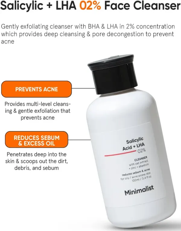 Minimalist Minimalist Salicylic Acid LHA Face Cleanser - image 7