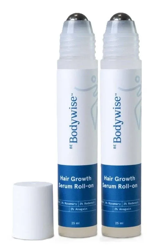 Be Bodywise Be Bodywise Hair Growth Serum Roll On - With 3% Rosemary for New Hair Growth - Pack of 2 At Nykaa, Best Beauty Products Online - image 1
