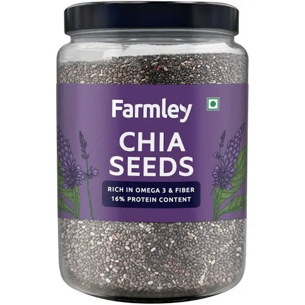 Zepto Farmley Premium Natural Chia Seeds Jar Rich In Protein & Fiber 1 kg - image 1