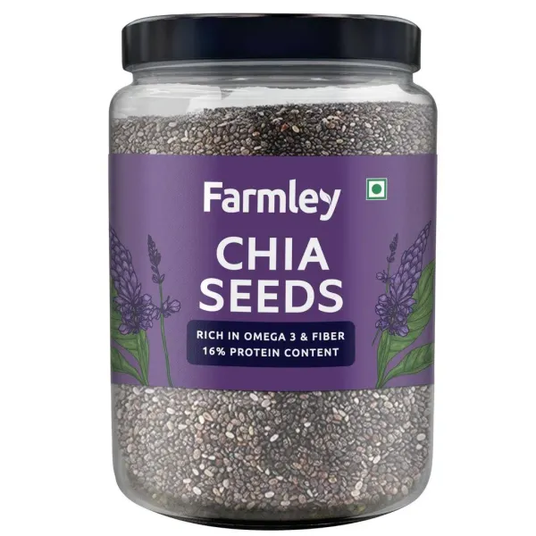 Zepto Farmley Premium Natural Chia Seeds Jar Rich In Protein & Fiber 1 kg - image 2