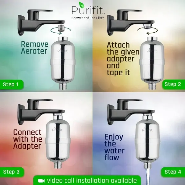Purifit Purifit Classic All-rounder Hard Water Shower & Tap Filter - image 5