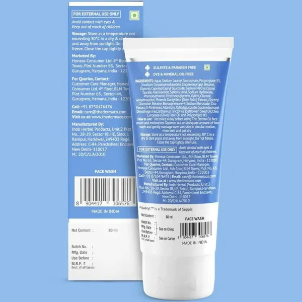 The Derma Co. The Derma Co Sali-Cinamide Anti-Acne Face Wash - image 7