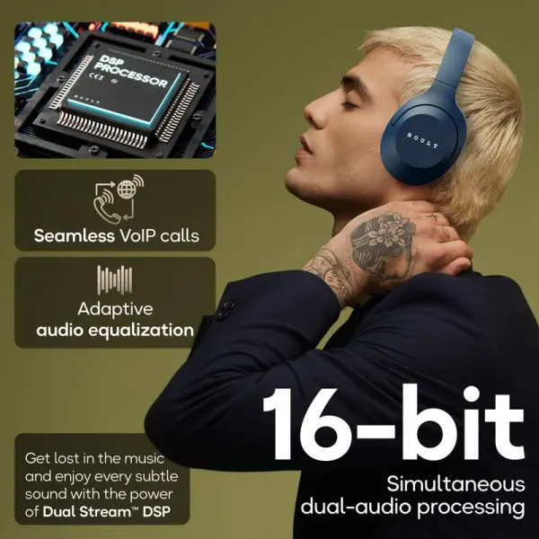 Boult Boult Flex Over Ear Bluetooth Headphones - image 8