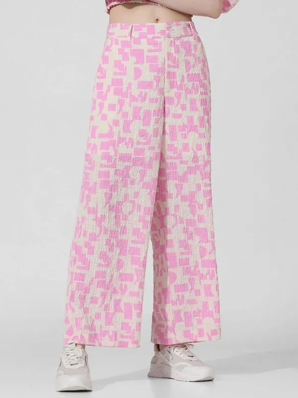 Only Pink Printed Co-ord Set Pants 30 - image 3