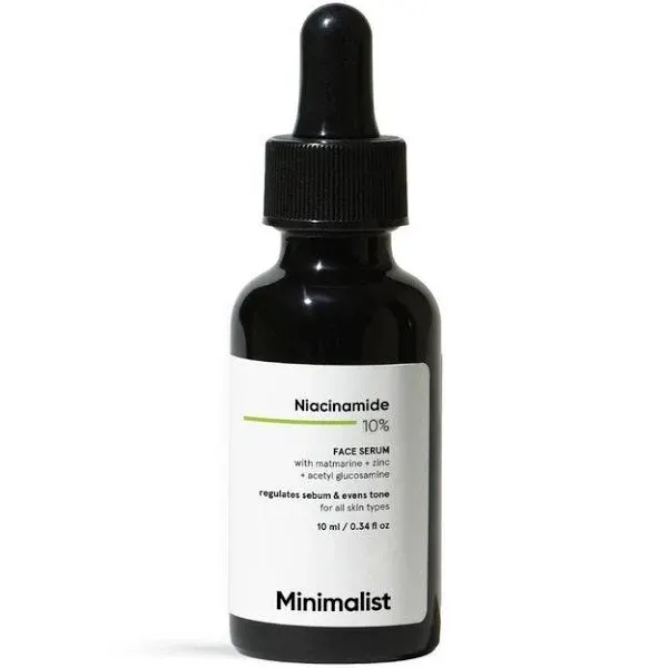 Purplle.com - PPLID364 Minimalist Hydrating Face Serum: Target Sebum Control & Inflammation with Niacinamide & Zinc | oil-based hydrating toner extra glow vitamin c forms - image 1