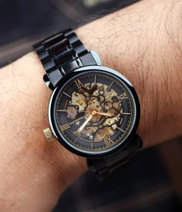 Franklord Franklord Mechanis Noir Eclipse - Luxury Automatic Skeleton Watch - image 6