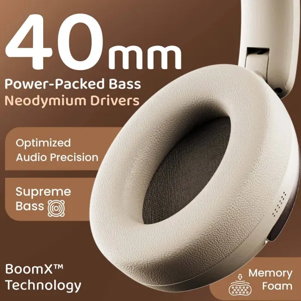  Goboult Soniq Over Ear Bluetooth Headphones - image 4