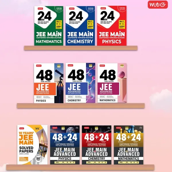 Booksfy MTG 48 + 24 Years JEE Main (2025-2002) and JEE Advanced (2025-1978) Physics Chemistry & Mathematics (Set of 3 Book) - image 6