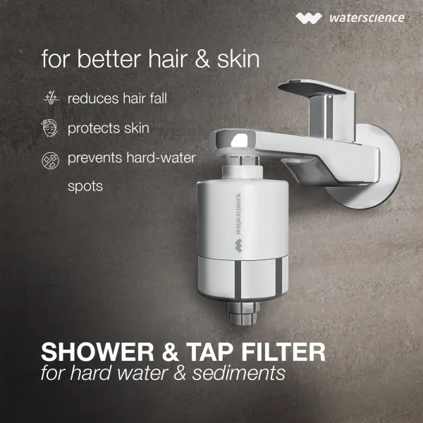 CLEO Shower & Tap Filter for Hard Water - CLEO-SFU-423 For Borewell/Tanker Water - image 5