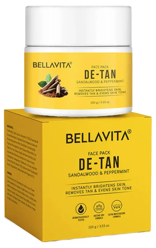 Bella Vita Luxury Organic De-Tan Face Pack