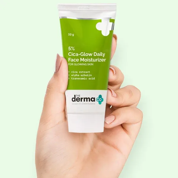 The Derma Co Cica-Glow Daily Face Moisturizer