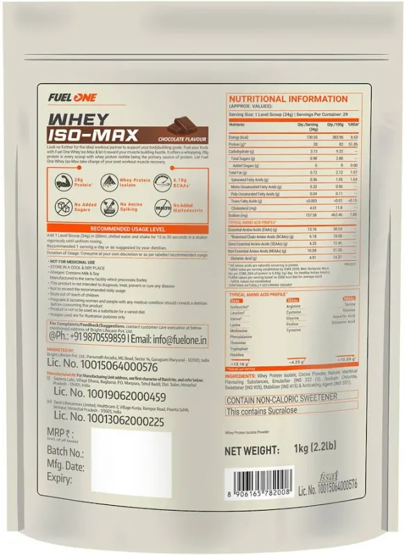 Fuel One Fuel One Fuelone Whey Iso-Max - image 6