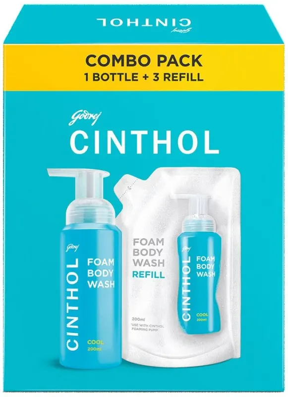 Cinthol Cool Foam Body Wash